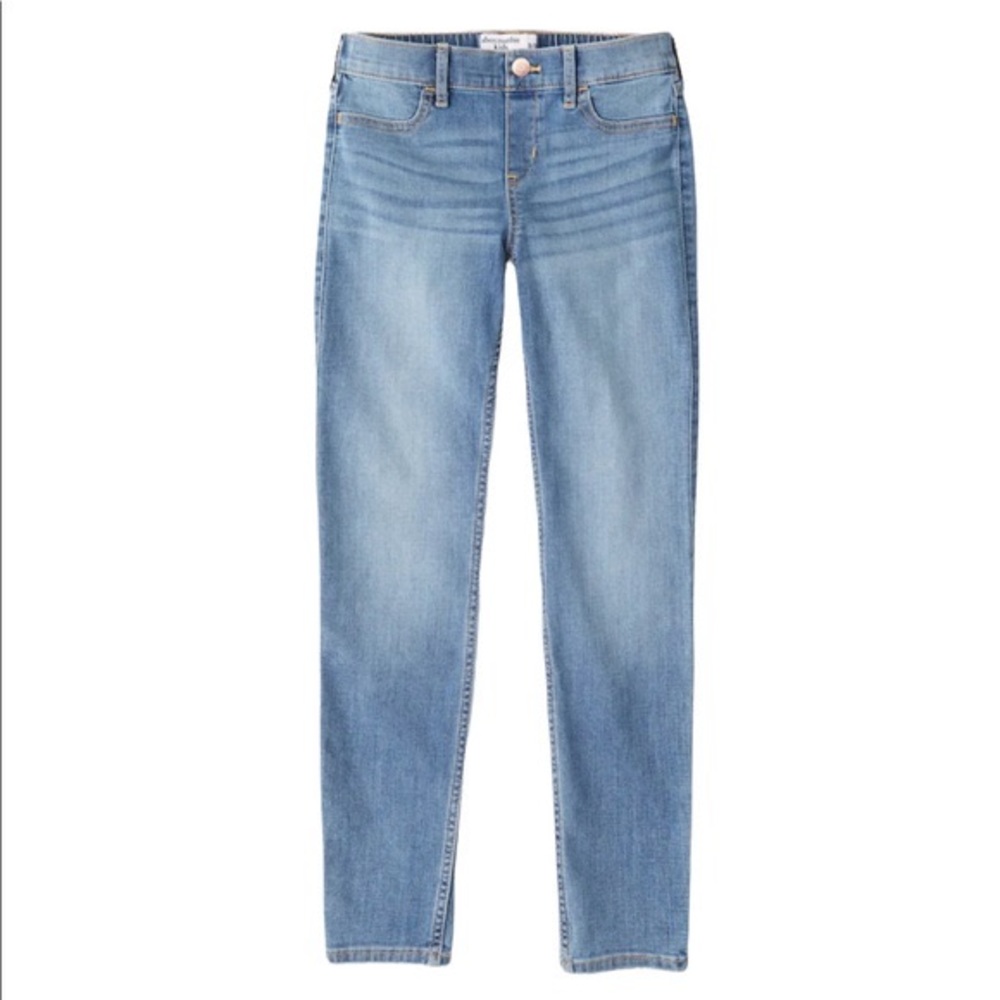 Like New Mid Rise Pull-On Jeggings! Size 7/8 Abercrombie Kids!